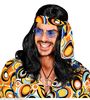foto 2 pruik, 70's disco met hoofdband zwart