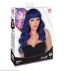foto 2 Pruik, Bella blauw steil lang haar