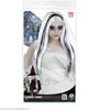 foto 4 pruik, ghostly spirit lang grijs met zwart haar