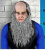 foto 3 Pruik hoofdbedekking Amish met baard en bril grijs