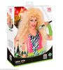 foto 5 Pruik lang haar blond Frise rockstar