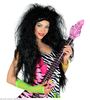foto 1 Pruik lang haar zwart Frise rockstar