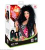 foto 5 Pruik lang haar zwart Frise rockstar