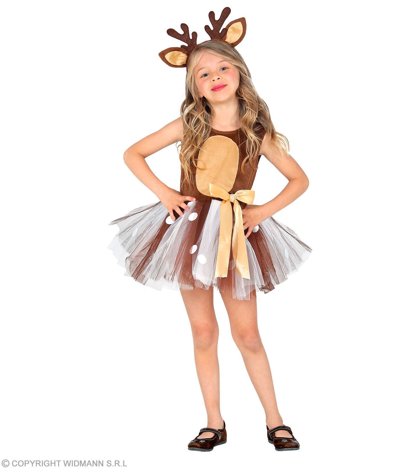 Rendier meisje kostuum tutu