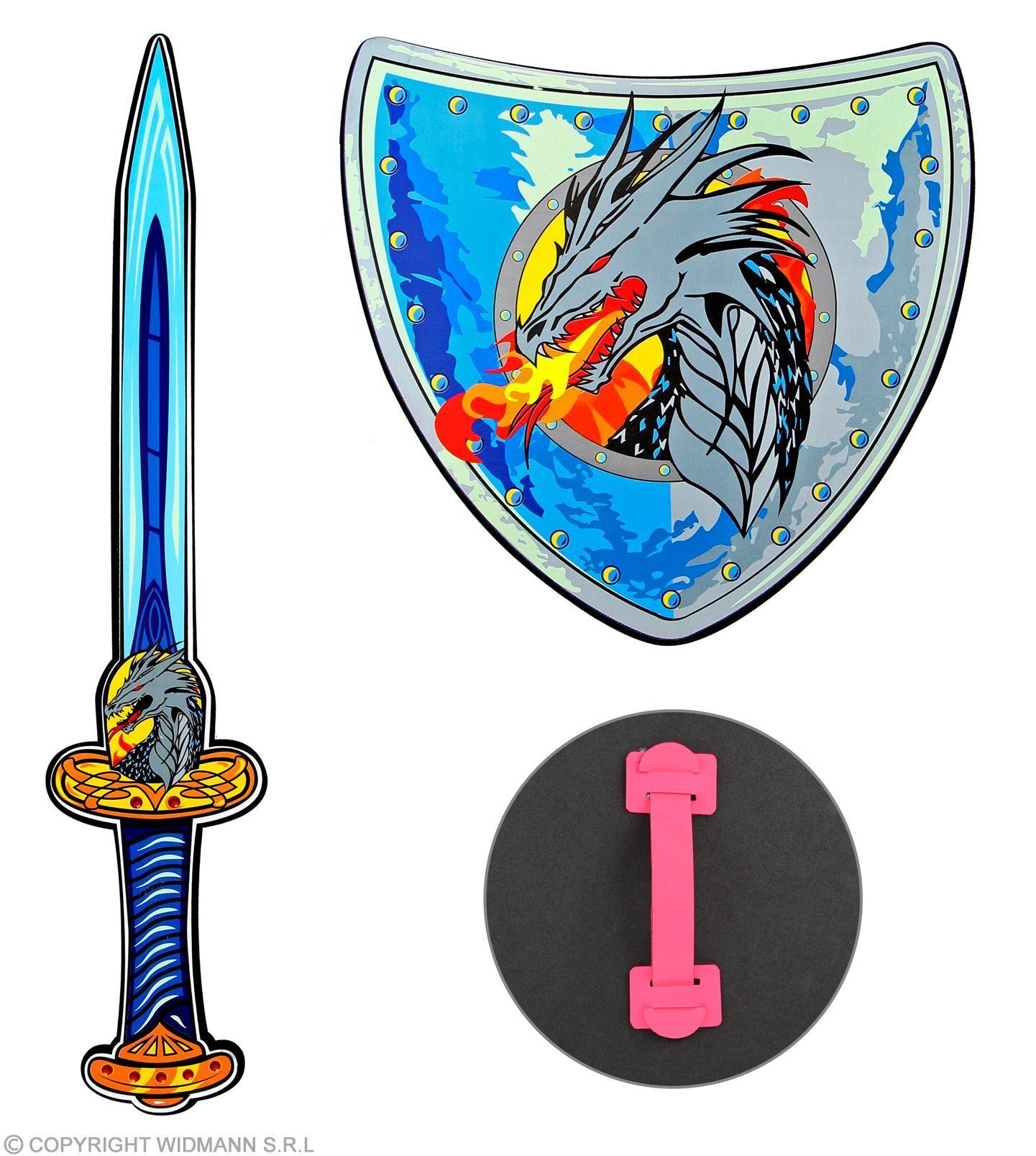schuim viking draken zwaard met schild ridder zwaard en schild voor ridders