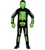 Skelet voor Kinderen met 3D effect spooky Halloween groen
