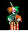 foto 3 springende lachende clown in de doos