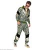 foto 4 Stap in de disco tijdsmachine retro trainingspak met dollar biljetten voor foute funky feestjes