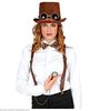foto 2 steampunk set bretels, vlinderdas, bril