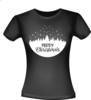 foto 2 T-shirt merry christmas landscape round design fijne kerst