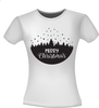 foto 4 T-shirt merry christmas landscape round design fijne kerst