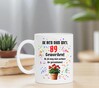 foto 3 Verjaardag mok leeftijd 89 jaar vrolijke print en grappige tekst geraniums