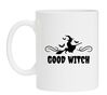 Witte mok Halloween good witch