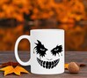 foto 3 Witte mok scary face halloween eng gezicht