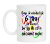 Zes jaar in dienst mok full colour leuk kado voor werknemer of collega