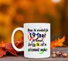 foto 2 19 jaar in dienst feestelijke mok met grappige tekst