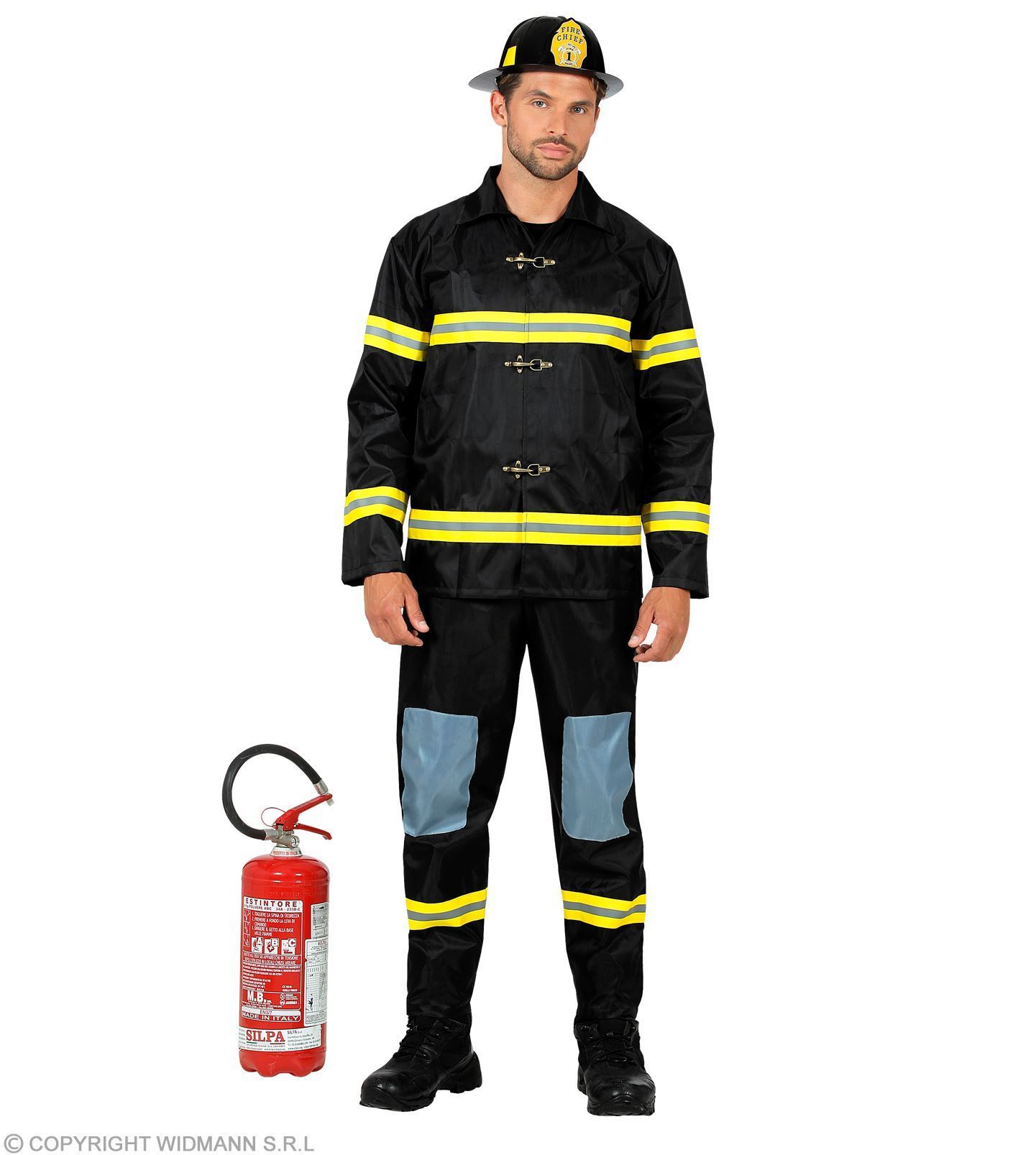 Brandweerman kostuum voor heren