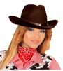foto 2 Bruine cowboyhoed Rodeo vilt voor volwassenen
