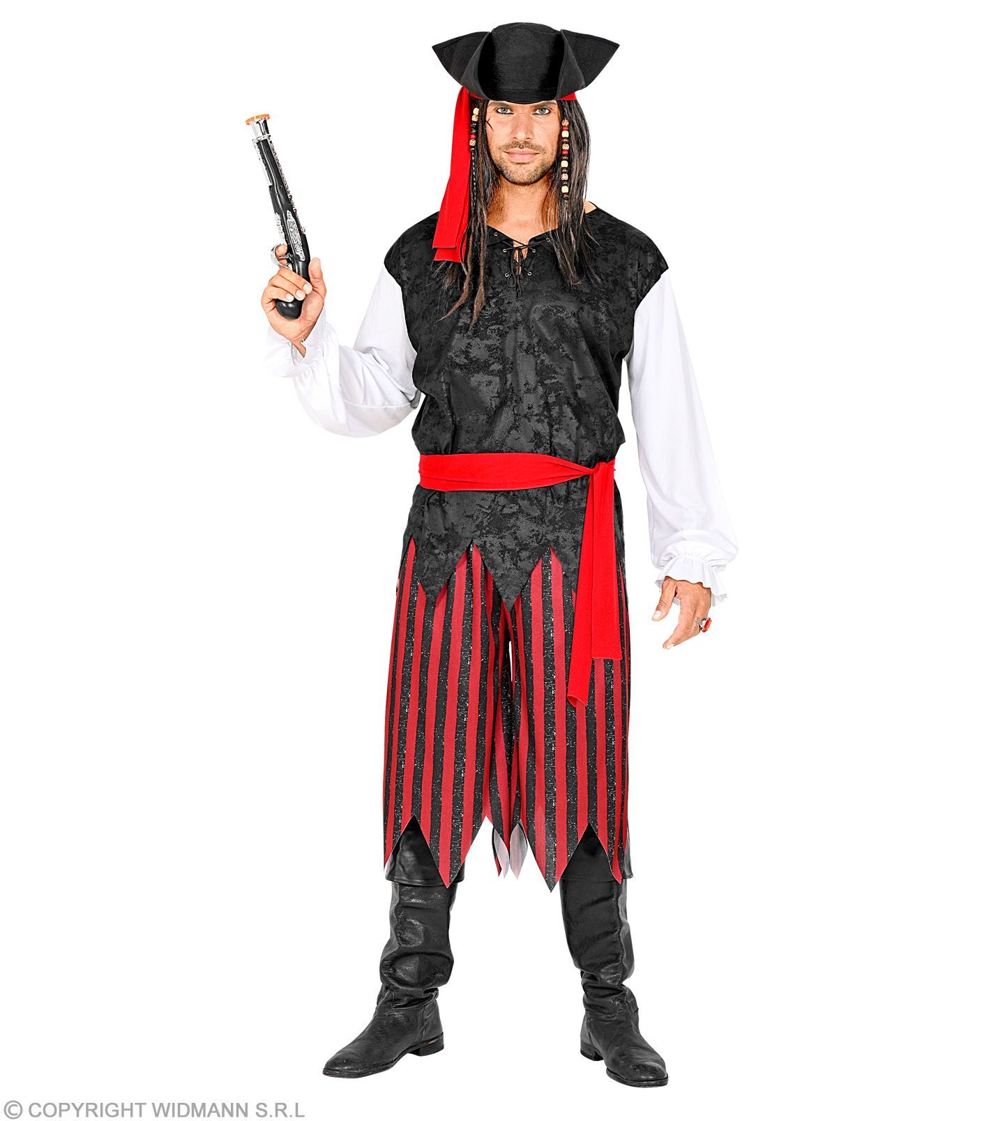 Caraibische piraten kostuum heren volwassen Jack Sparrow