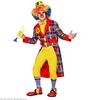 Clown slipjas heren met geruite print