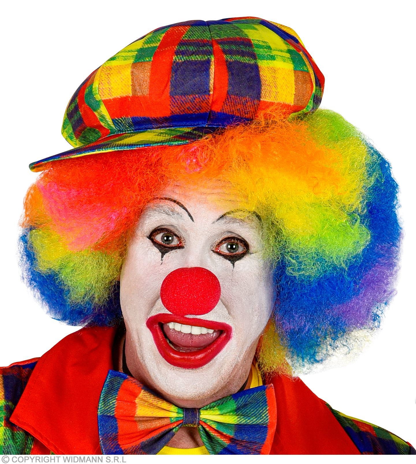 Clownspet voor volwassen met vrolijke kleuren