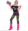 Dames kostuum 80s disco outfitje