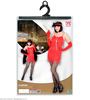 foto 4 Detroit Flapper Rood Vrouw Kostuum dames flapper rood