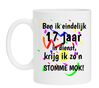 Feestelijke mok 17 jaar in dienst