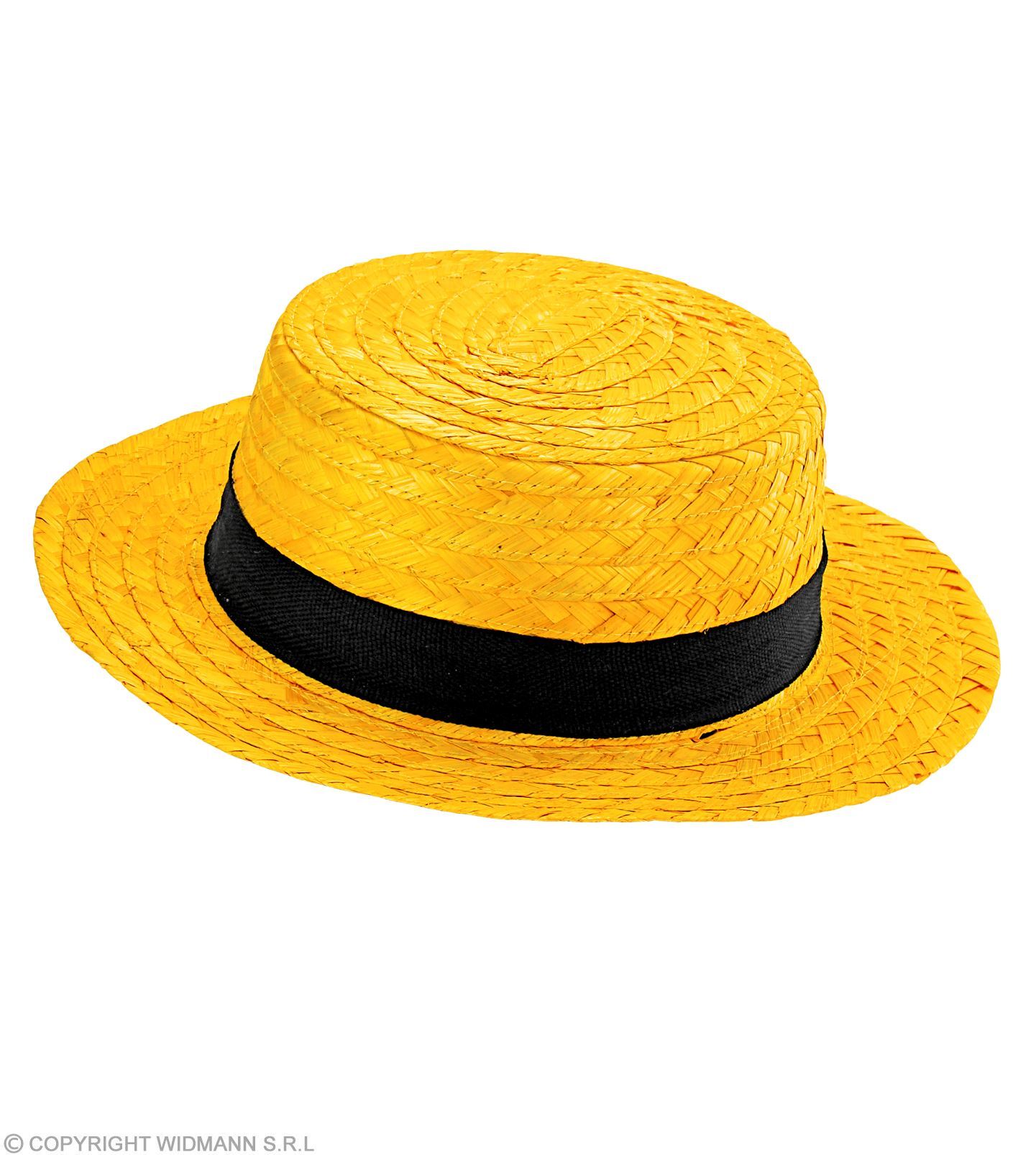 Gele chevalier hoed Luxe