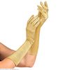 foto 3 Goude handschoenen satijn elastaan 40 cm