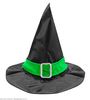 foto 2 Heksenhoed voor kinderen met riem en sluiting groen