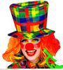 foto 4 Hogehoed clown met vrolijke kleuren volwassen