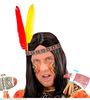 foto 2 Inheemse indianen hoofdtooi met 2 veren
