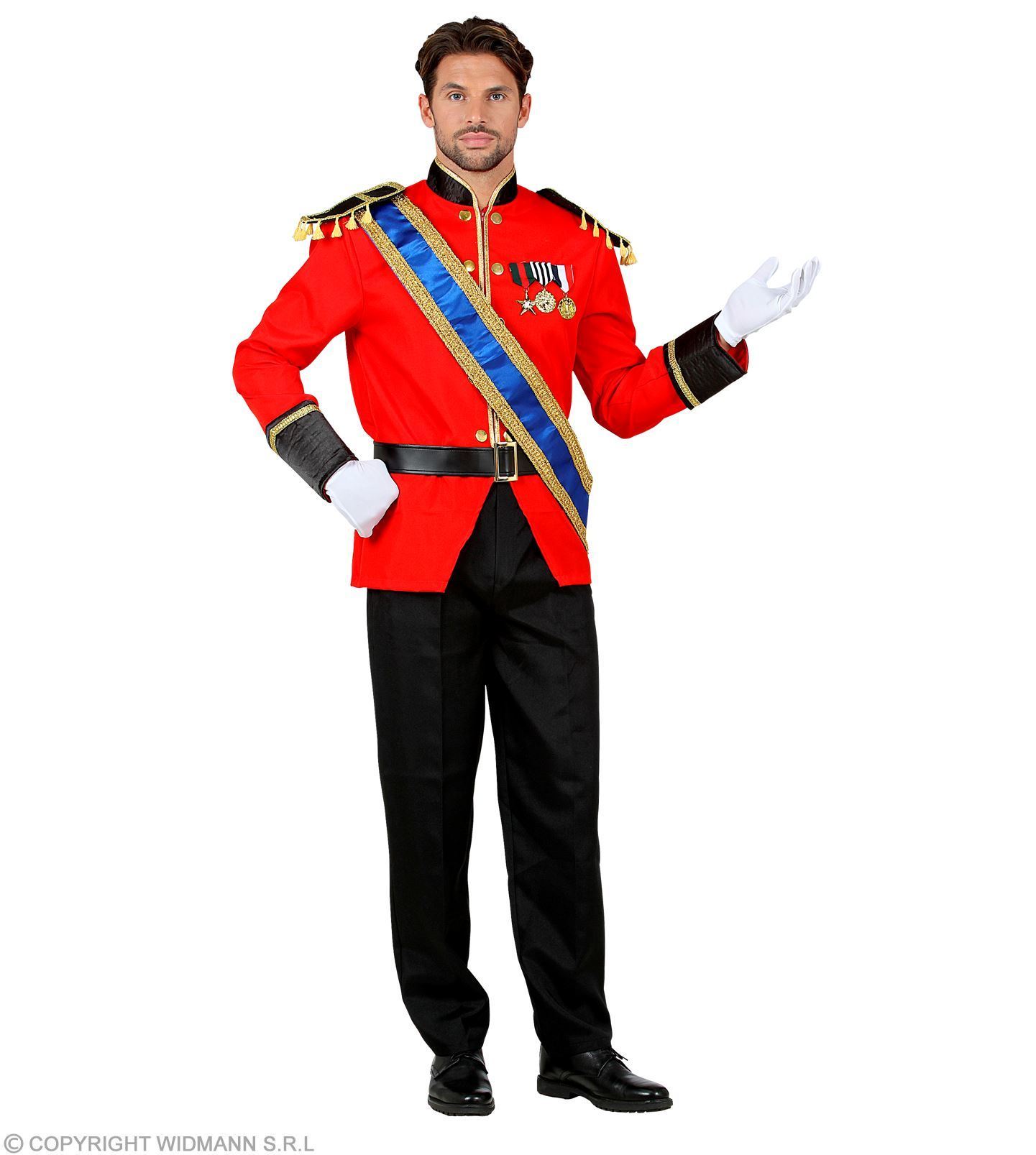 koninklijke prins kostuum rood Engeland