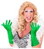 foto 2 Lange groene handschoenen van satijn 40 cm  een vleugje luxe voor Je Verkleedkleding