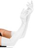 foto 2 Lange witte satijnen handschoenen 60cm