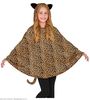 Luipaard poncho voor kids Kinderkostuum