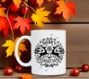 foto 3 Merry Christmas koffie mok met rendieren