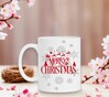 foto 2 Merry Christmas mok met kerstman en rendieren