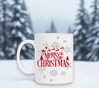foto 3 Merry Christmas mok met kerstman en rendieren