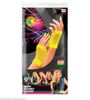 foto 3 Neon gele vingerloze handschoenen lang