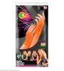 foto 3 Neon oranje vingerloze handschoenen  perfect voor elke verkleed party