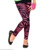 foto 3 Neon roze tijgerprint legging 80's voor kinderen