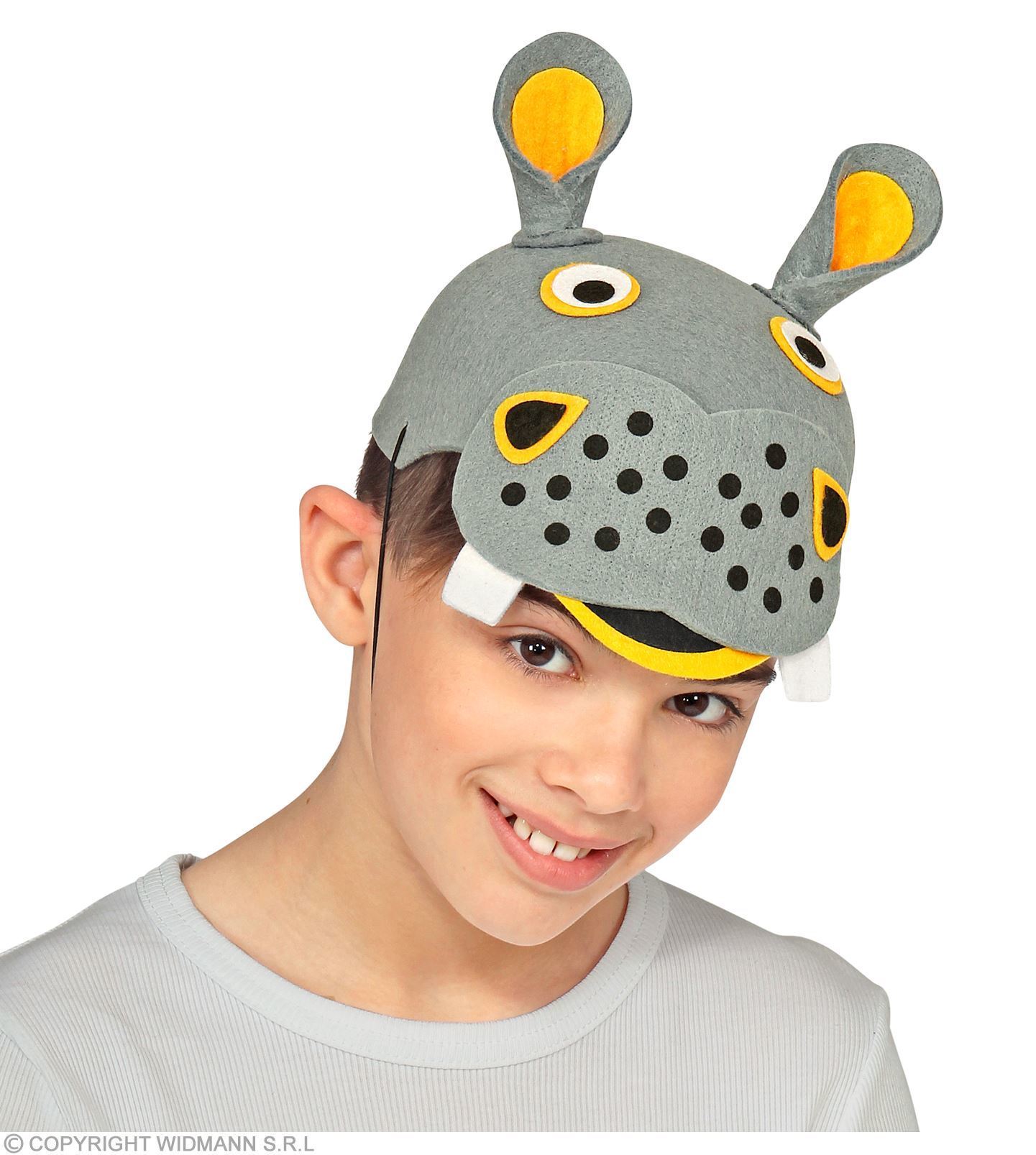 Nijlpaard hoofdbedekking helm voor kinderen