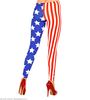 foto 2 Patriottische dames legging in amerika stijl stars en stripes