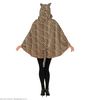 foto 3 Poncho met luipaarden print voor volwassenen