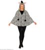 foto 2 Poncho met zebra print voor volwassen
