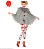 foto 2 Poncho Scary clown horror clown voor volwassen