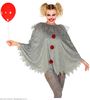 foto 4 Poncho Scary clown horror clown voor volwassen