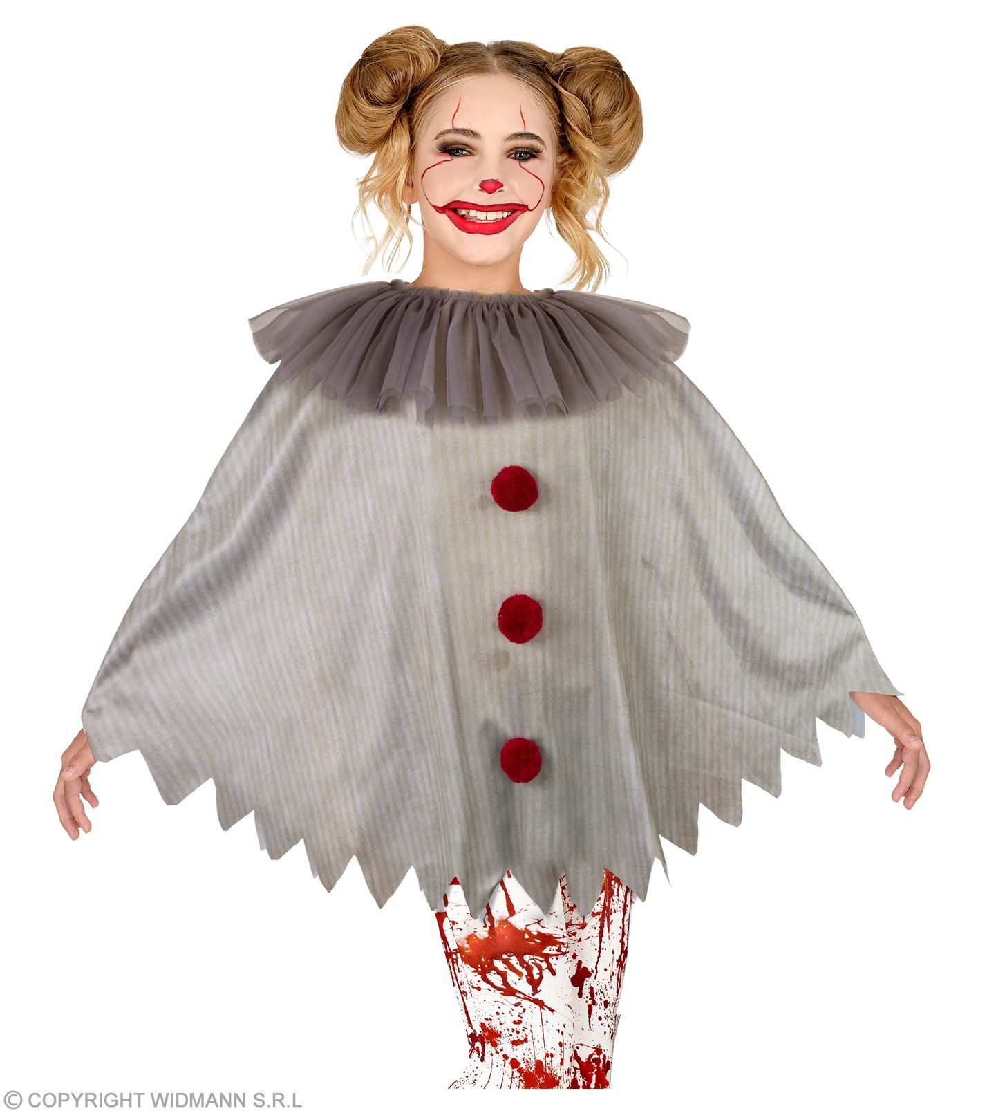 Poncho Scary clown kind horror clown